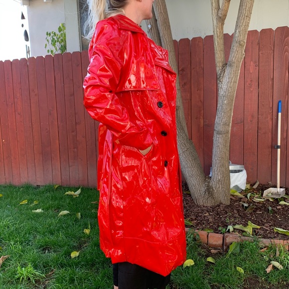 Forever audrey red raincoat Clearance